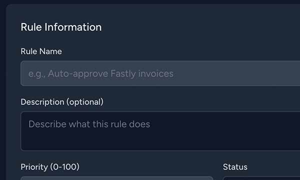 Custom automation rules for document processing